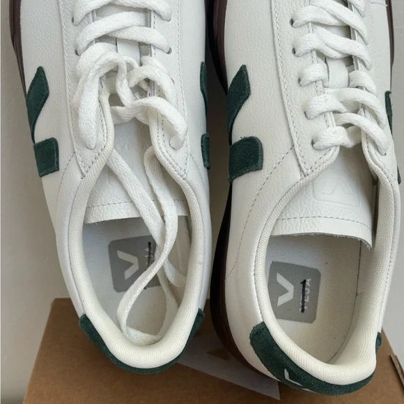 Veja Campo Leather Cyprus Bark Womens Size 7 Eu38 sneakers NWB - Picture 8 of 8